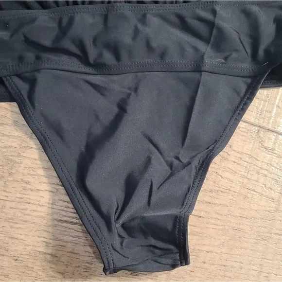 CROSSOVER BLACK MONOKINI SWIMSUIT - Picture 4 of 7